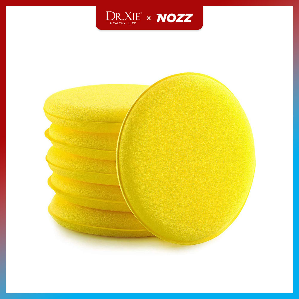 Dr.Xie NOZZ Spons Aplikator Wax Mobil/Sponge Poles Busa Microfiber untuk Waxing, Coating, dan Perawatan Cat Kendaraan, Lembut & Tidak Merusak Permukaan Harga 2,900 rupiah*Gratis Ongkir