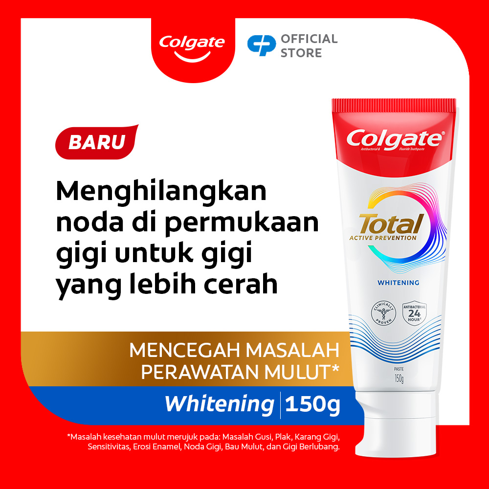 Colgate Total Whitening Toothpaste/Pasta Gigi 150 gr