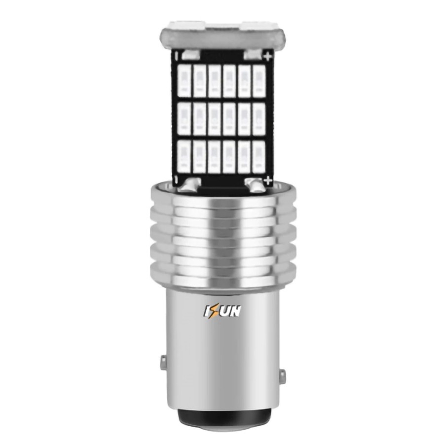 ISUN 45-Series Lampu LED Rem Brake Mobil Motor 1157 Bayonet DC 12V 5W Harga 15,000 rupiah*Gratis Ongkir