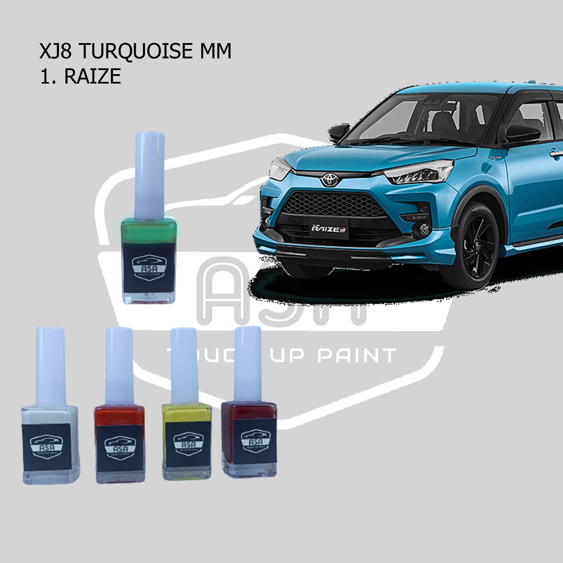 XJ8 Cat Oles Penghilang Baret Lecet Mobil Toyota Raize Biru Turquoise MM Giá 52,900 Đồng*Miễn phí vận chuyển