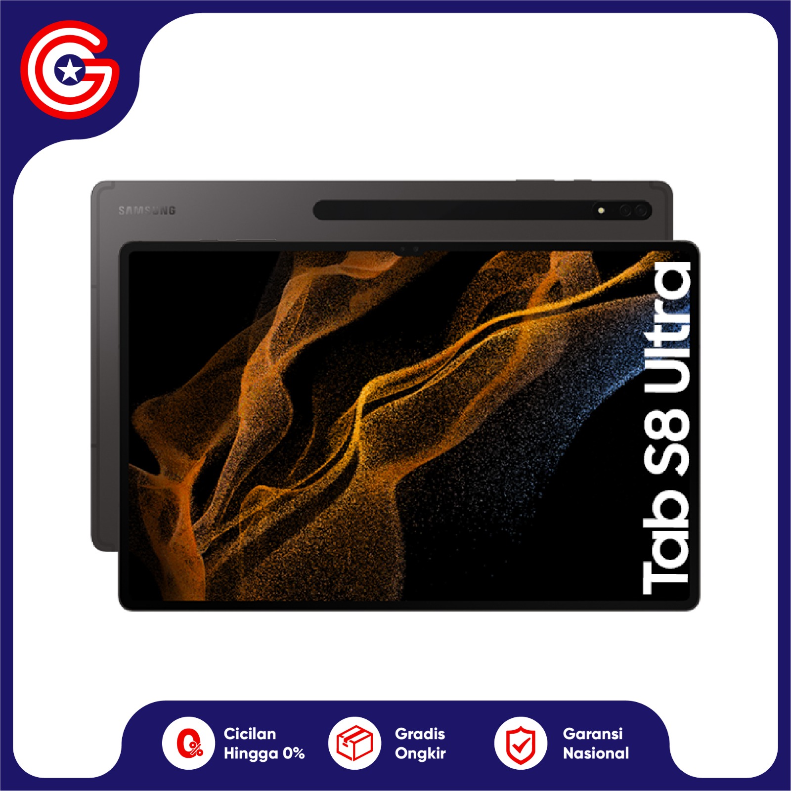 Samsung Tab S8 Ultra 12/256GB | Free Keyboard Cover | Garansi Resmi SEIN 1 Tahun Harga  18,999,000 rupiah*Gratis Ongkir