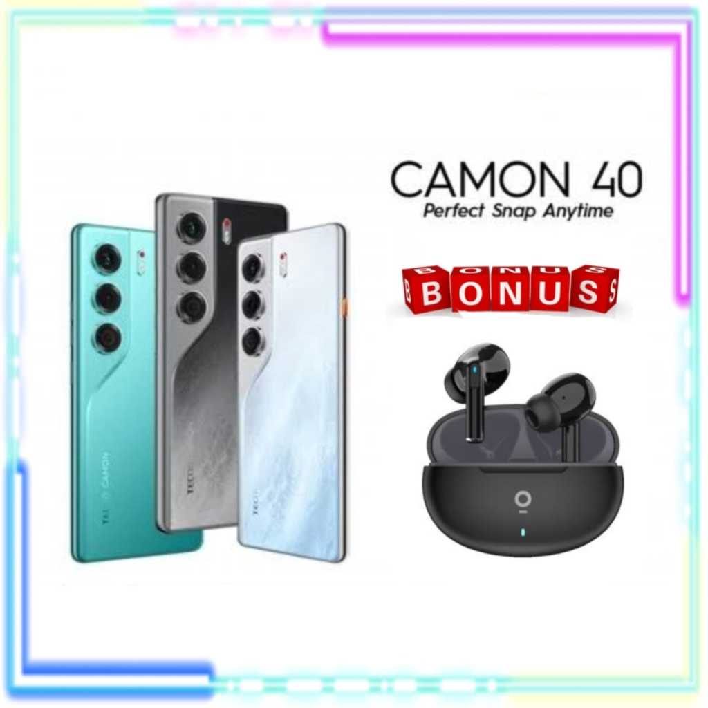 Camon 40 8/128 & 8/256 New Official Warranty Giá 2,749,000 Đồng*Miễn phí vận chuyển