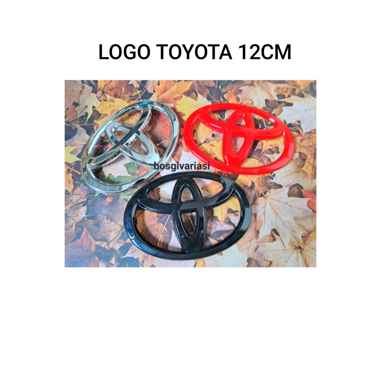 2004 - 2011 Avanza logo emblem 12cm size/old Toyota Avanza logo 12cm/Toyota Avanza old rush Toyota logo Harga  28,000 Ringgit*Penghantaran Percuma