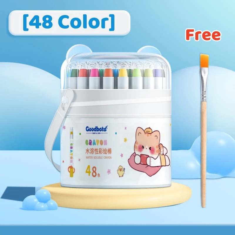Crayon Putar Kwailiwen Huilin Washable 24/36 Color Crayon for Kids Crayon Silky Huilin Kwalihen Newest…