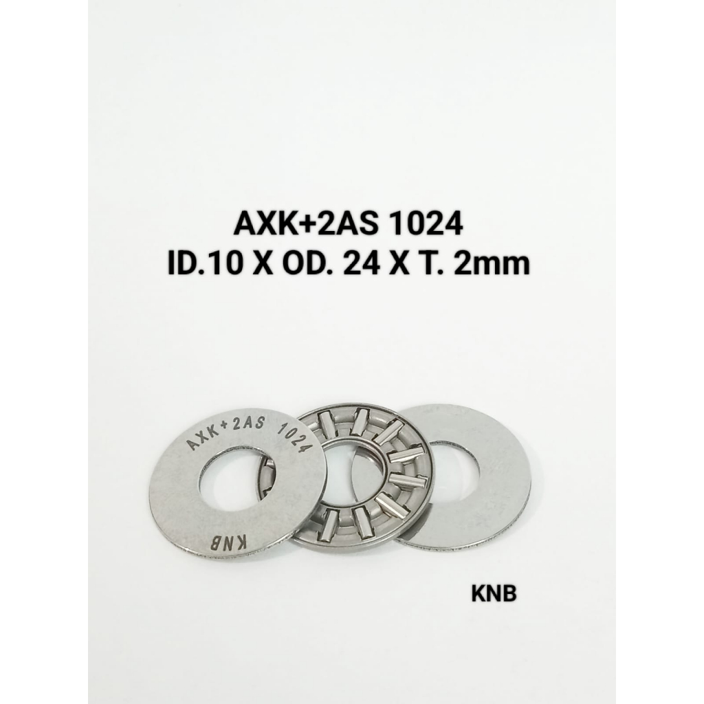 HG Bearing thrust AXK 1024 isi 1 set uk 10x24x2mm Harga 5,500 rupiah*Gratis Ongkir