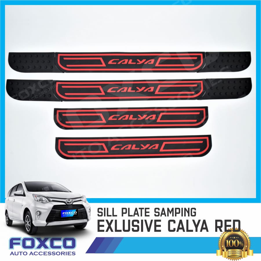 Promo price!!!! Silicone side rubber Toyota calya brand Foxco-promo price!!! Silicone side rubber Toyota calya brand Foxco-promo price!!! Toyota calya rubber side plate brand Foxco Harga 185,000 rupiah*Gratis Ongkir