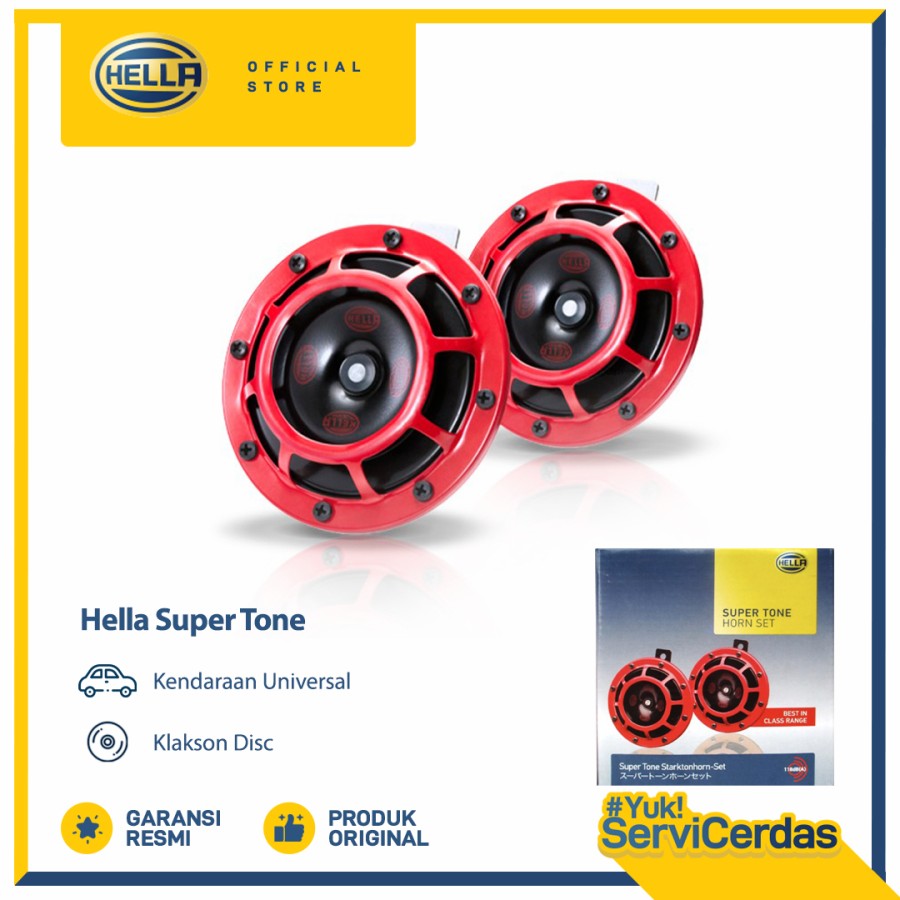 Klakson Disc Hella Super Tone 12V - Klakson mobil motor Harga 442,224 Ringgit*Penghantaran Percuma