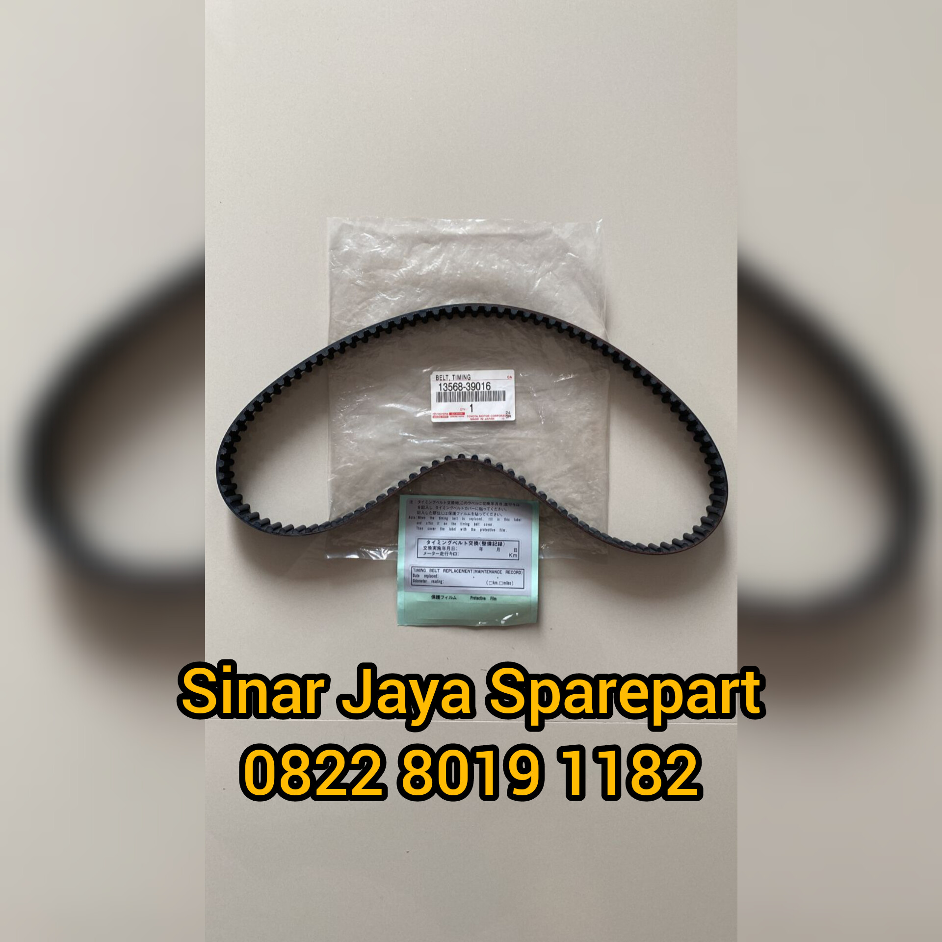 Timing Belt Hiace Commuter 2.5cc Fortuner 2.5cc Original 13568-39016 Harga 750,000 rupiah*Gratis Ongkir