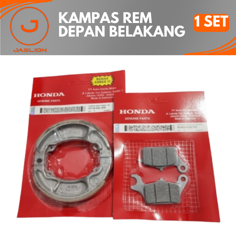 Kampas Rem belakang + Dispad Cakram Vario 110 125 150 CBS FI New Harga 89,000 rupiah*Gratis Ongkir
