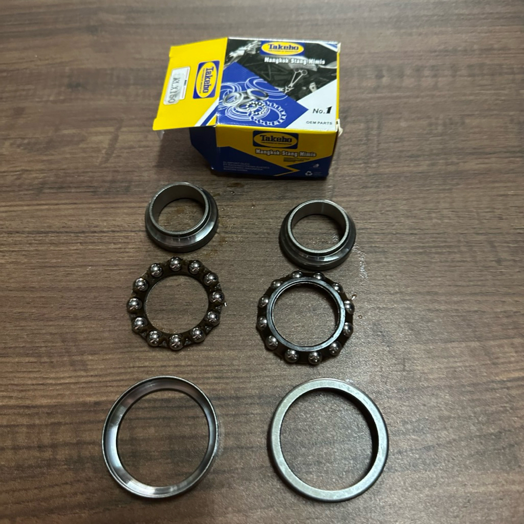Takeho Klx 150 Komstir Cone Set Steer Steering up Bottom Mangket Lahar Bearing Motor S L g Se Bf Boss Dtracker Harga 21,000 rupiah*Gratis Ongkir