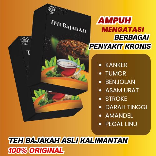 2 BOX TEH BAJAKAH ASLI KALIMANTAN