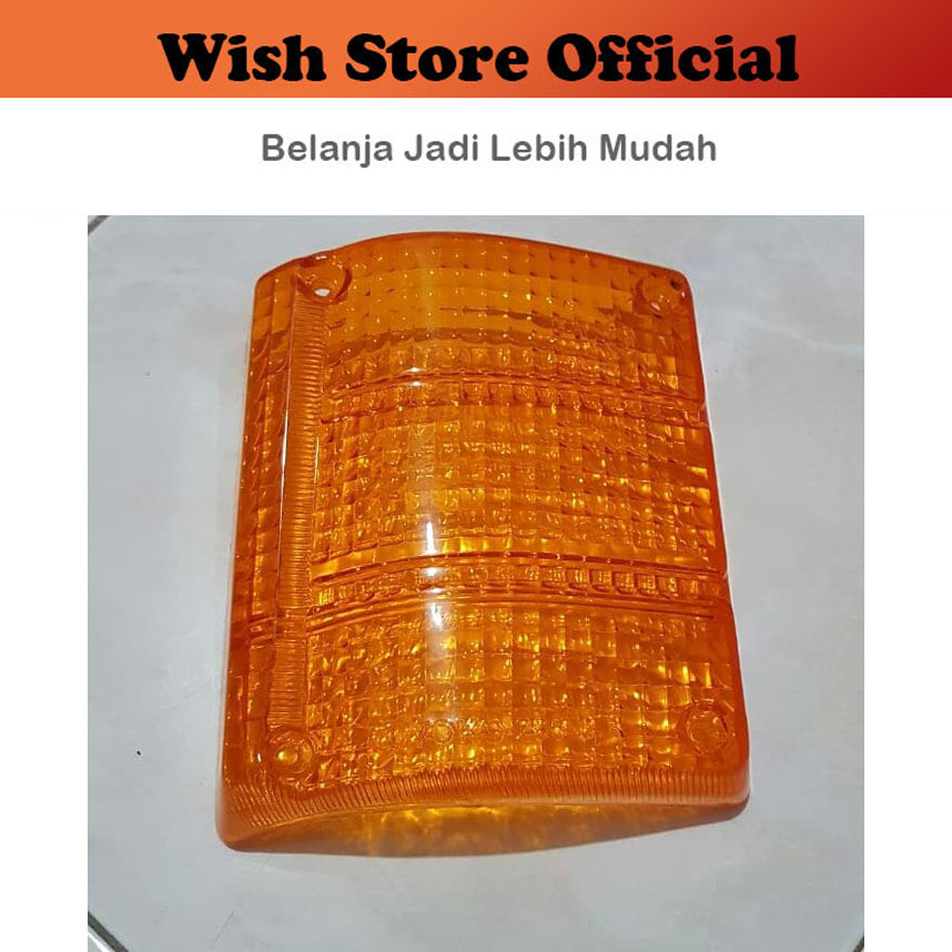 Mika Kaca Lampu Sein Rating Reting Sen Depan Toyota Dyna Rino 115PS Rino 14B / Delta V83 Kuning Satuan Harga 23,000 rupiah*Gratis Ongkir