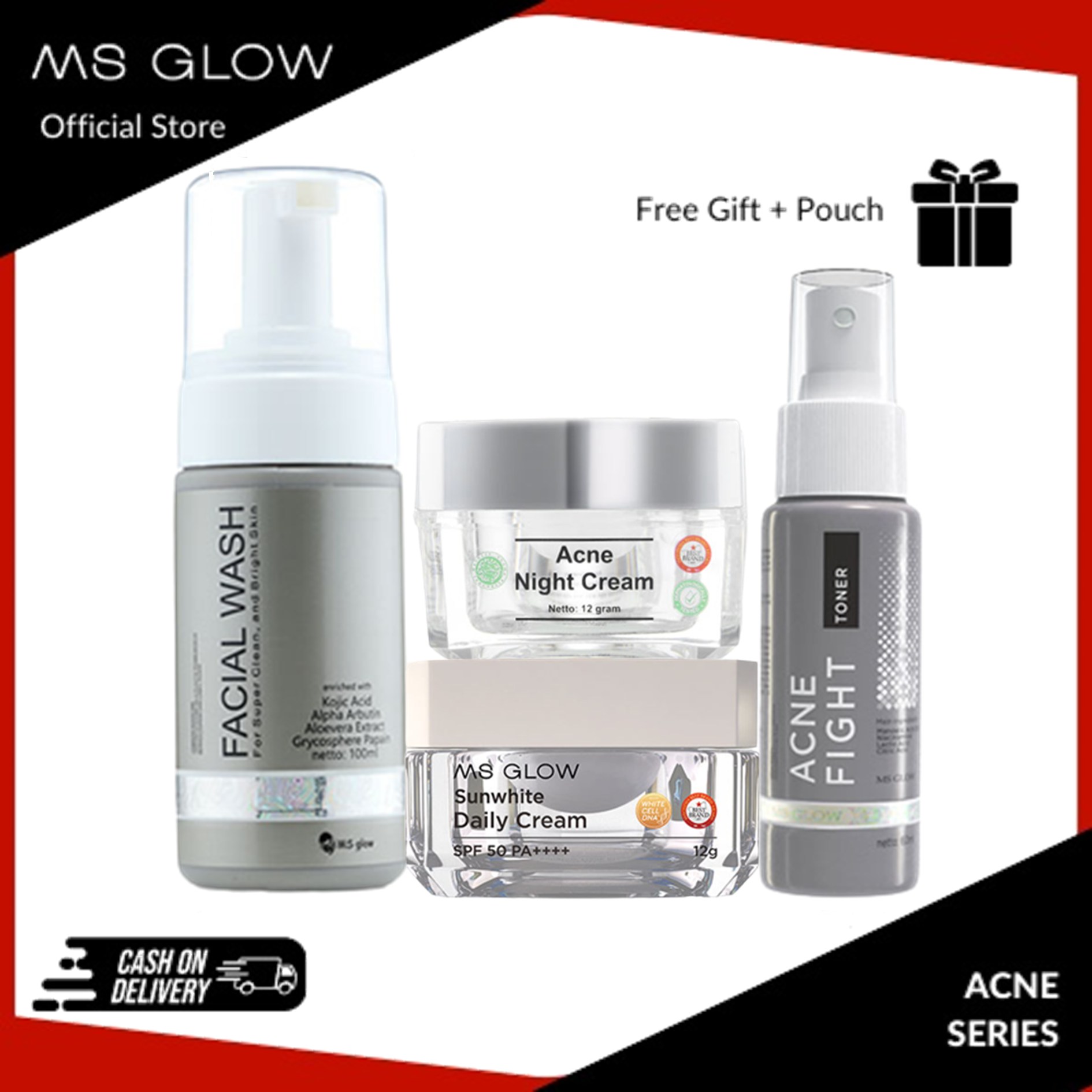 Paket Whitening MS Glow Skincare Official MS Glow Original Best Seller 4 item Skincare Premium Asli Niacinamide Untuk Kulit Moisturizer Dan Firming Produk Bpom Dan Halal Lazada Lazada Indonesia
