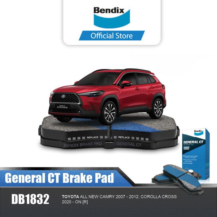 Bendix Kampas Rem Belakang Mobil Corolla Cross 2020 On DB1832GCT Harga 429,600 rupiah*Gratis Ongkir