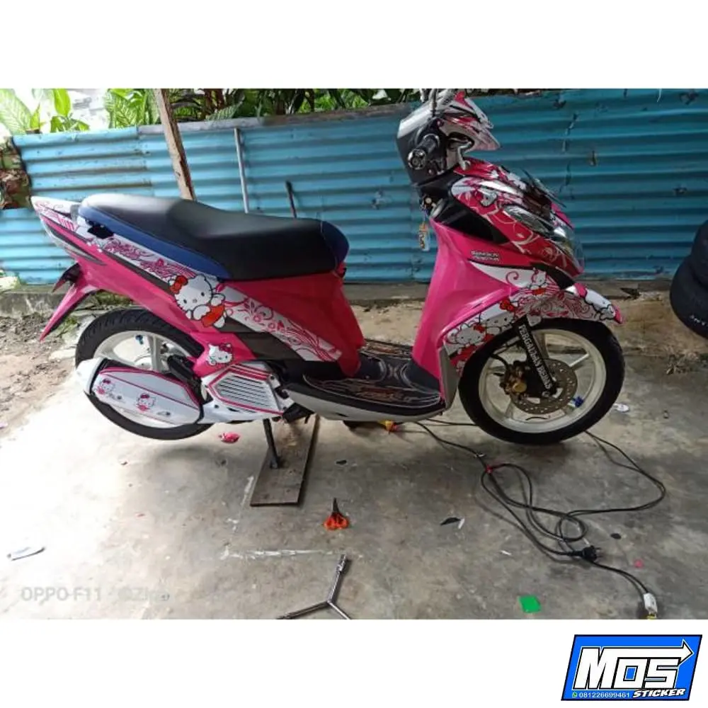 Decal Motor Xeon Hello Kitty Lucu Cantik Pink Sticker Lazada Indonesia Decal Motor Xeon Hello Kitty Lucu Cantik Pink Sticker Lazada Indonesia