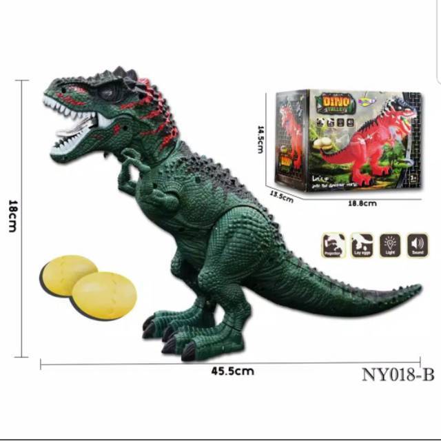 Mainan Dinosaurus Bertelur Dino T-Rek Dino Saurus Murah Kado Hadiah Ulang Tahun Games Anak