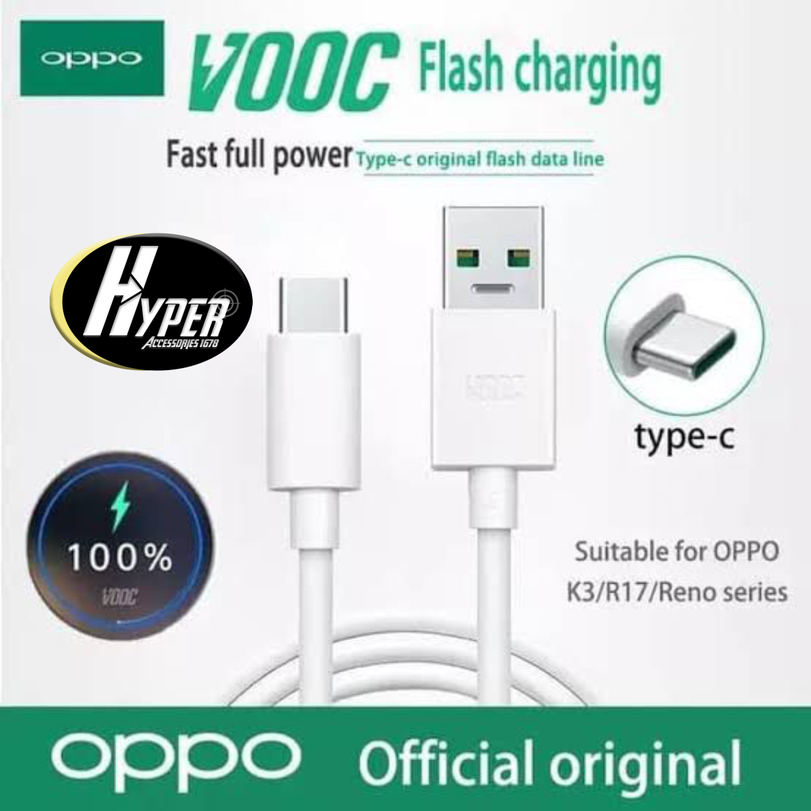 kabel charger oppo f11