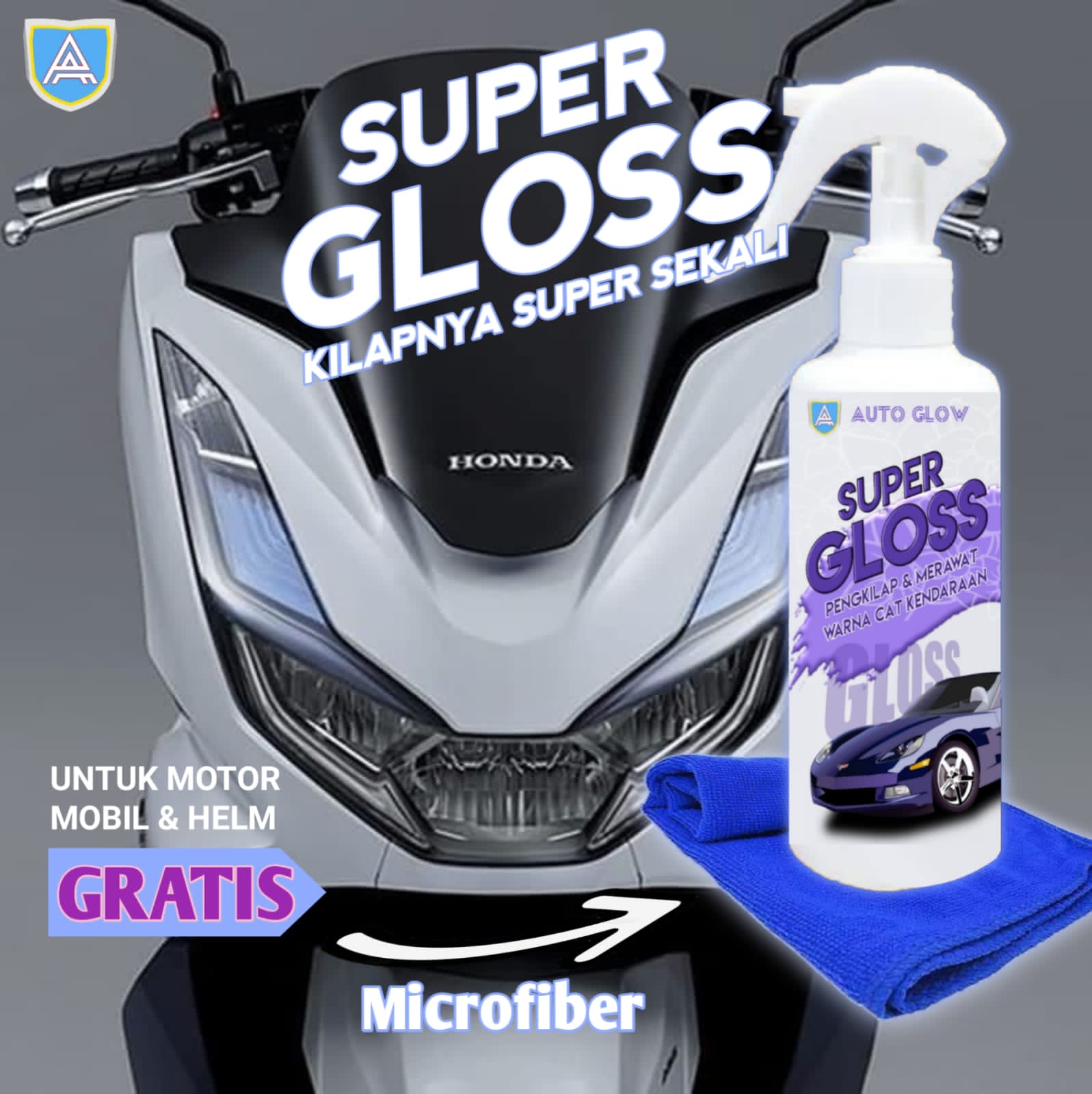 Pengkilap Body Motor Mobil Glossy Melindungi Cat Dari Paparan Sinar Matahari Debu Dan Polusi Jalanan Giá 30,000 Đồng*Miễn phí vận chuyển