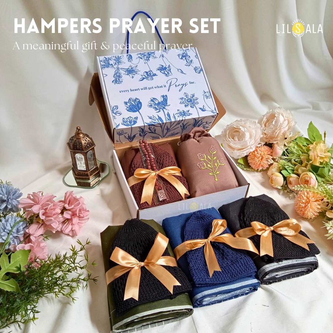 [Bsptmu] Adult Mukena and Peci Cover Package Packing Box guru hadiah, pernikahan hadiah, Couple Package