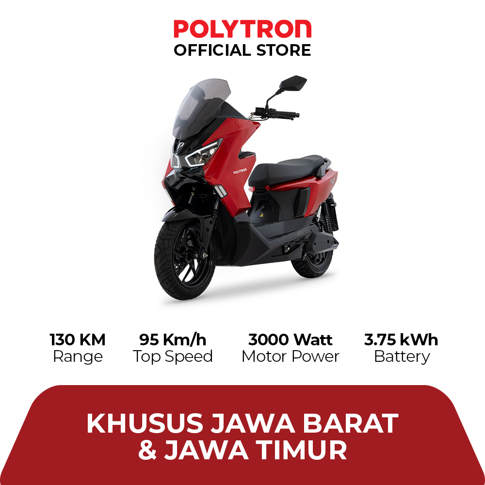 Polytron Fox-350-buy to own-electric motor-on the road west Java & East Java Harga 28,200,000 rupiah*Gratis Ongkir