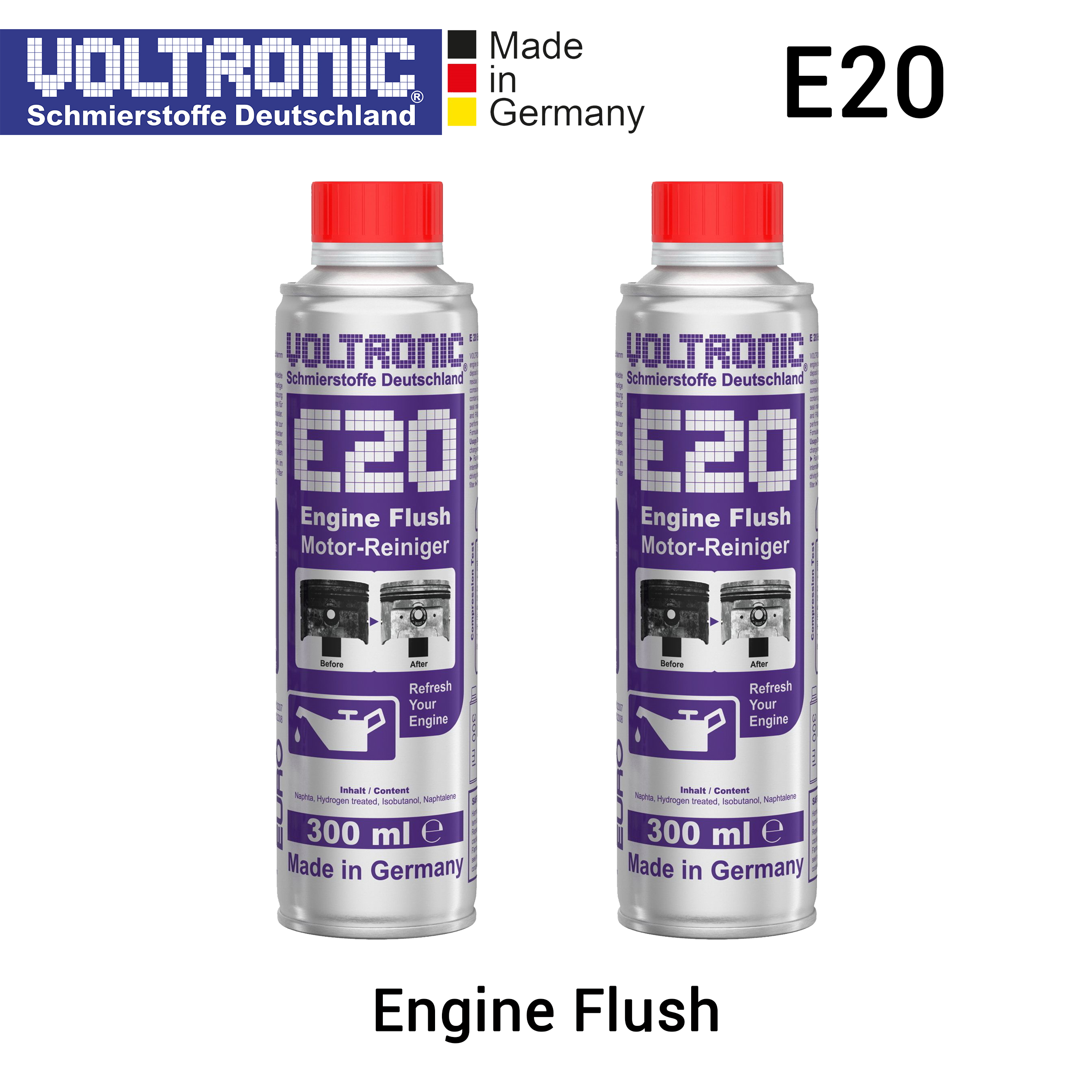 VVOLTRONIC E20 - Engine Flush (Bundling isi 2 Set), Engine Cleaner, Carbon Clean - Pembersih Mesin Mobil, Pembersih Ruang Bakar Harga 659,000 rupiah*Gratis Ongkir