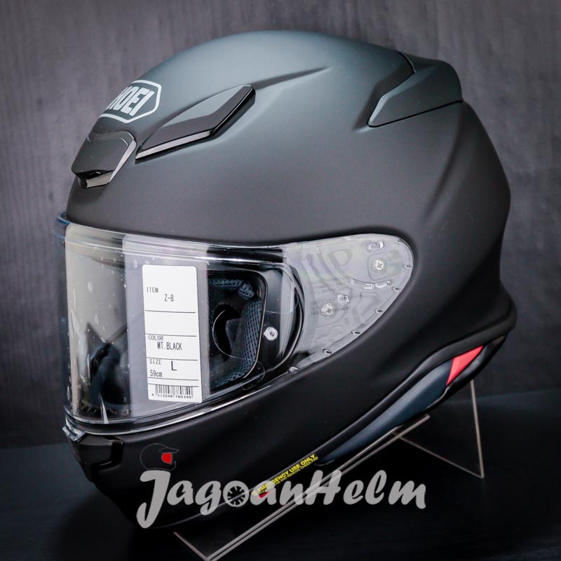 SHOEI HELM Z8 SOLID | MATT BLACK | Z-8 SINGLE VISOR SNI Harga 10,560,000 rupiah*Gratis Ongkir