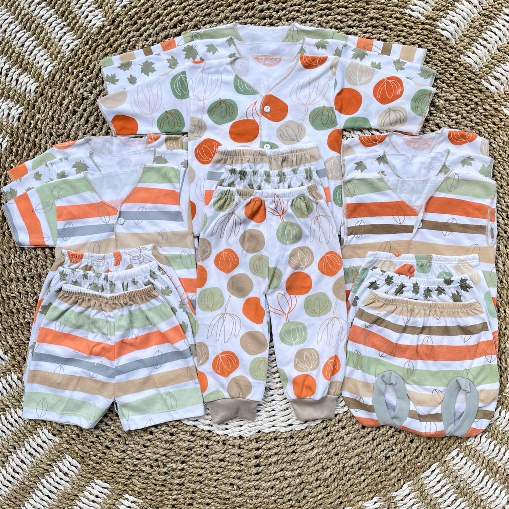 PREMIUM QUALITY 18 PCS Baju Bayi Baru Lahir Baju Newborn / Perlengkapan Bayi Baru Lahir Kado hadiah Se…
