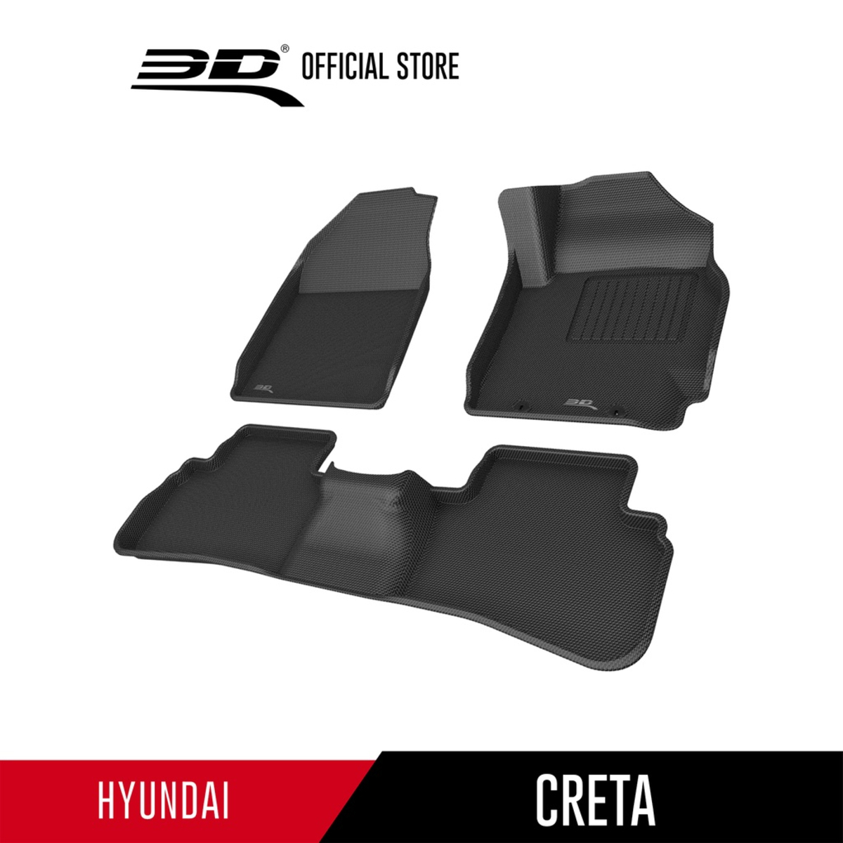 3D KAGU Car Mat Hyundai Creta - Karpet Mobil (2022 - Present) Harga 2,200,000 rupiah*Gratis Ongkir