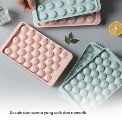 Cetakan Es Batu Bulat 33 Grid / Cetakan Es Batu Lucu Food Grade