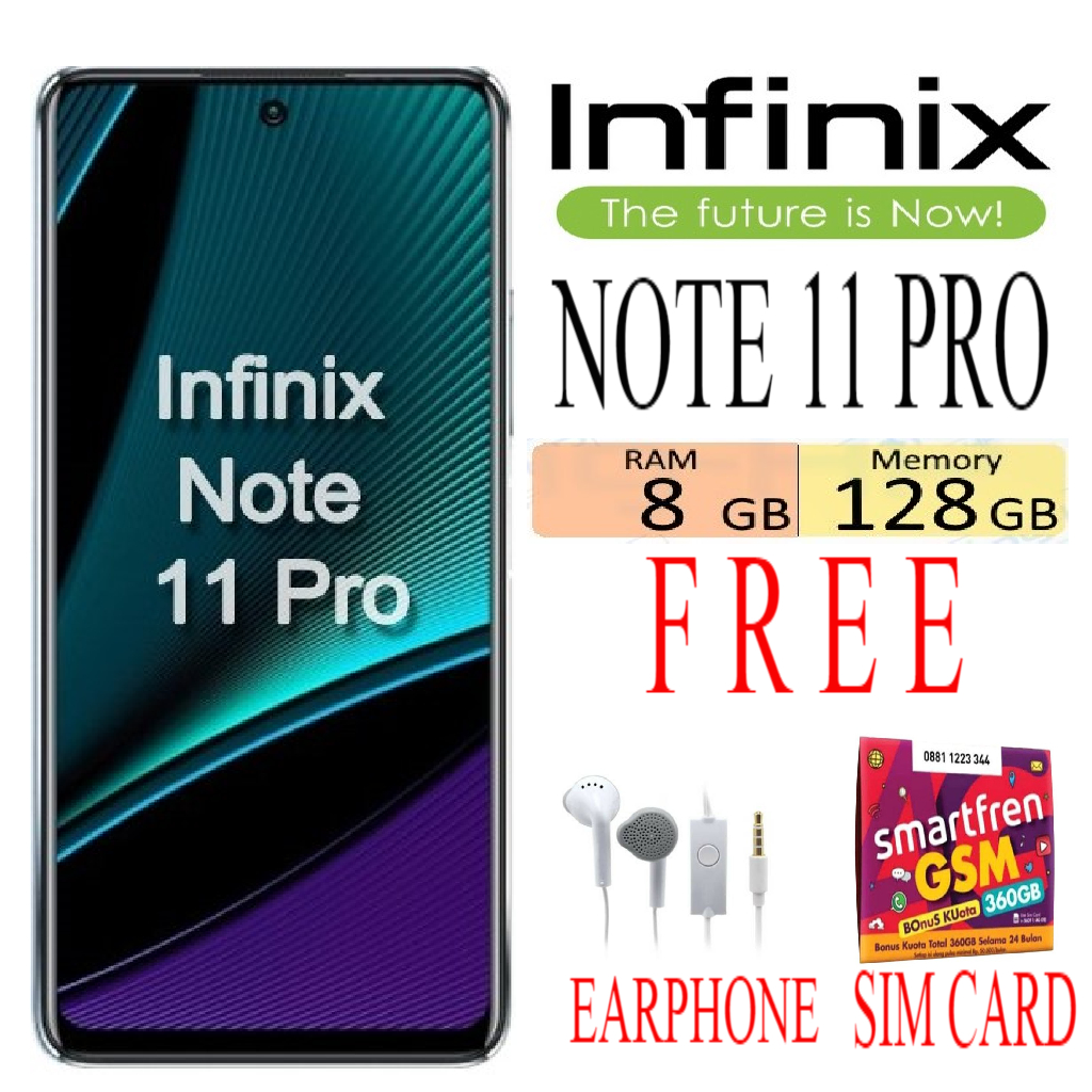 Infinix Note 11 Pro Ram 8/128 Gb Turn Signal Guarantee-Permatacahh Giá 1,785,600 Đồng*Miễn phí vận chuyển