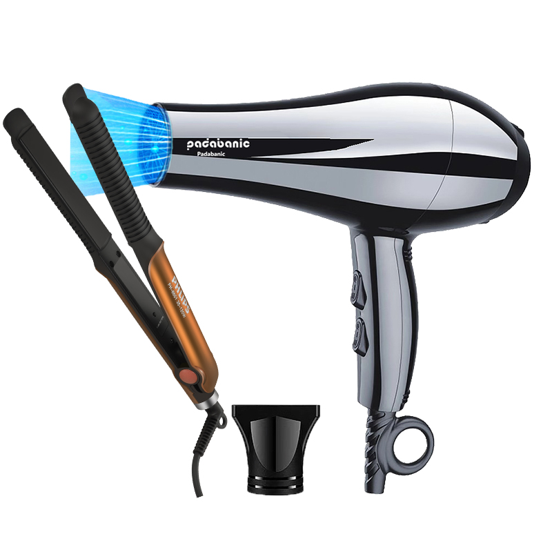 HARGA PROMO pengering rambut Padabanic Hair care Catokan Rambut Catok Rambut 2in1 lucu Import HAIR DRYER