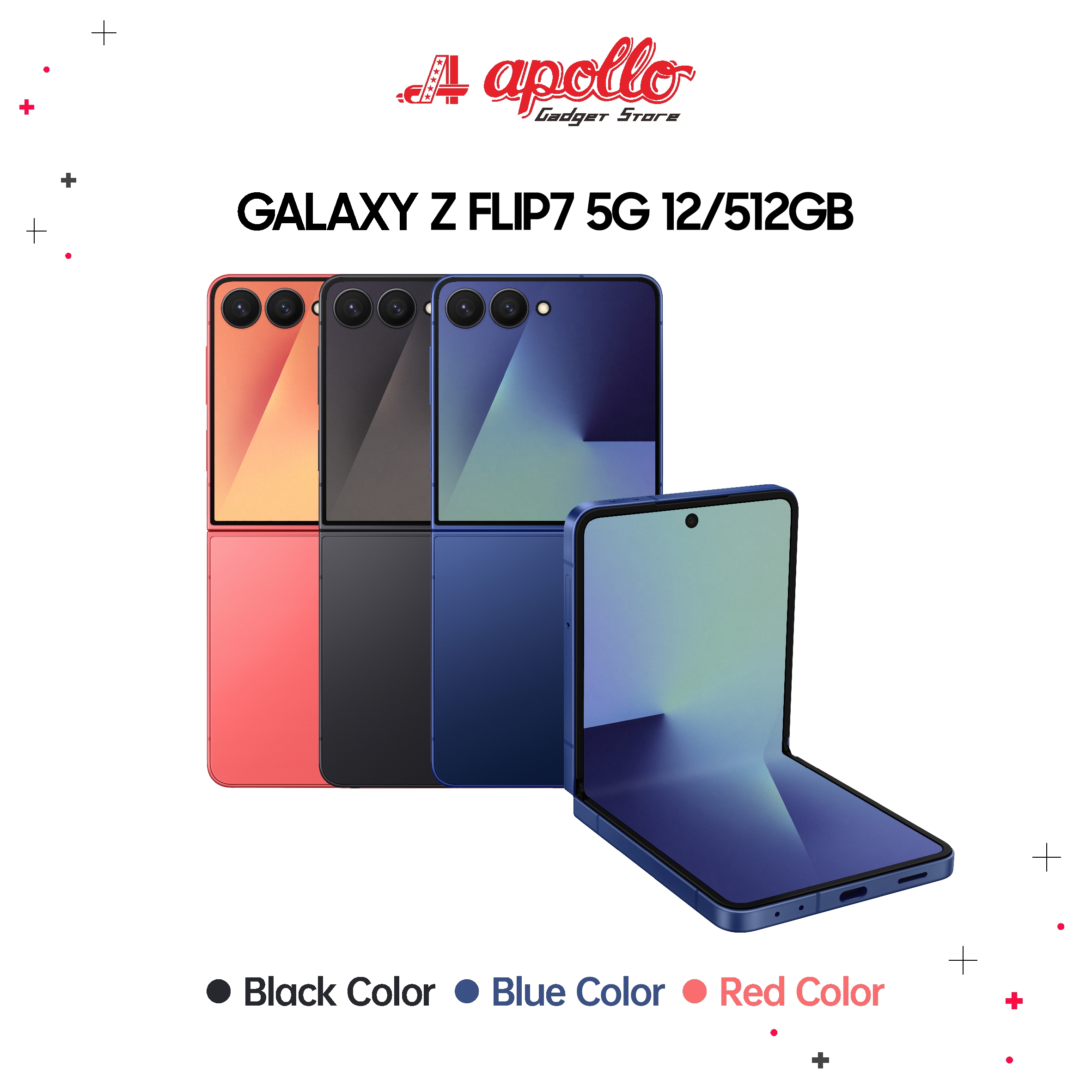 Samsung Galaxy Z Flip 7 12/512GB Garansi Resmi Indonesia Harga  19,999,000 rupiah*Gratis Ongkir