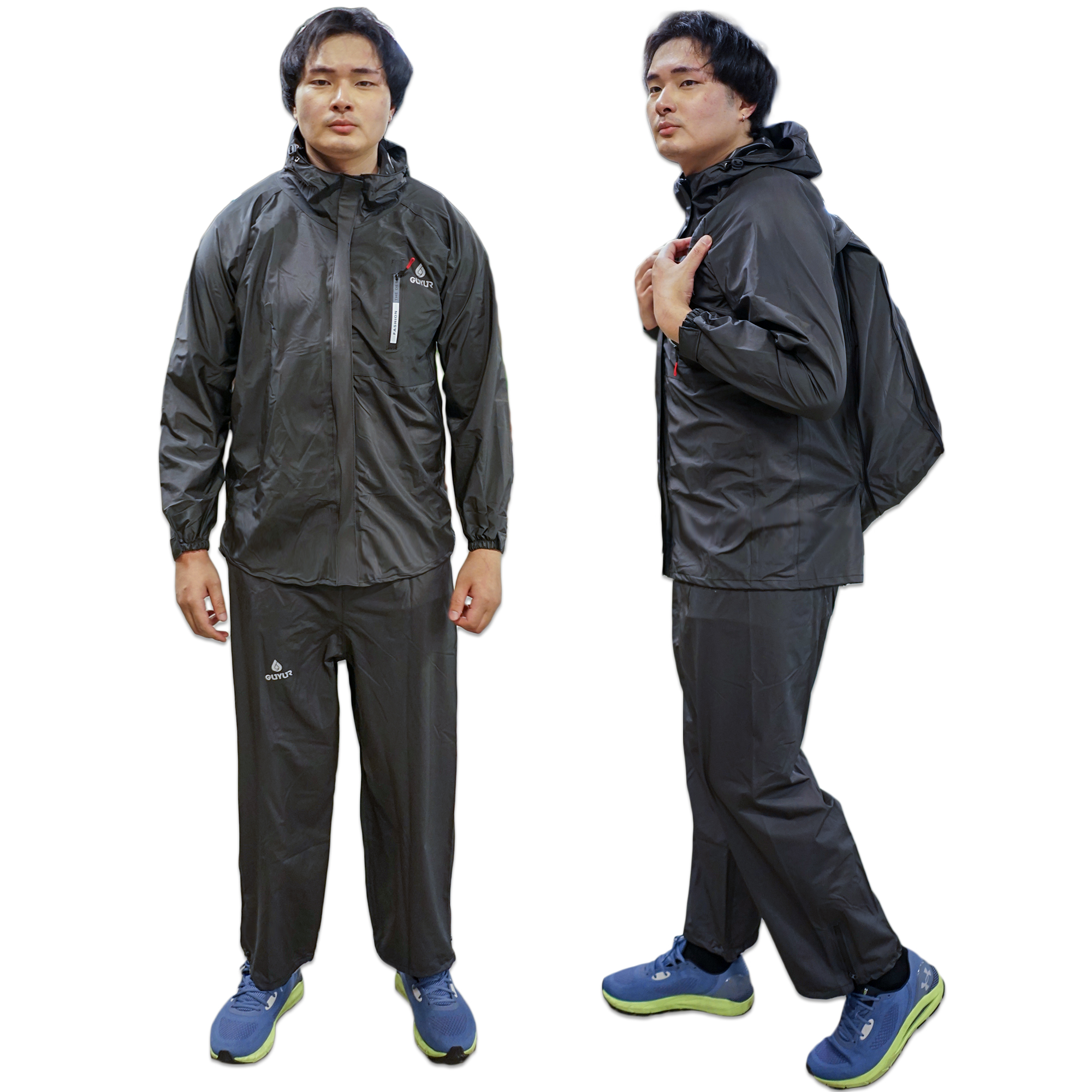 jas hujan pria raincoat jumbo wanita dewasa mantel tas ransel backpack original guyur Harga 199,000 rupiah*Gratis Ongkir