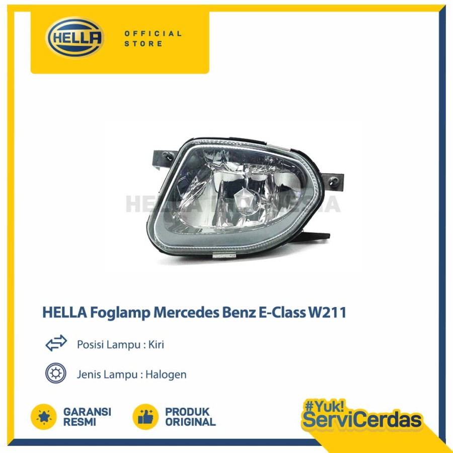 Lampu Foglamp Hella Mercedes Benz E-CLASS W211 (Kiri) - Lampu Kabut Harga 3,437,000 rupiah*Gratis Ongkir