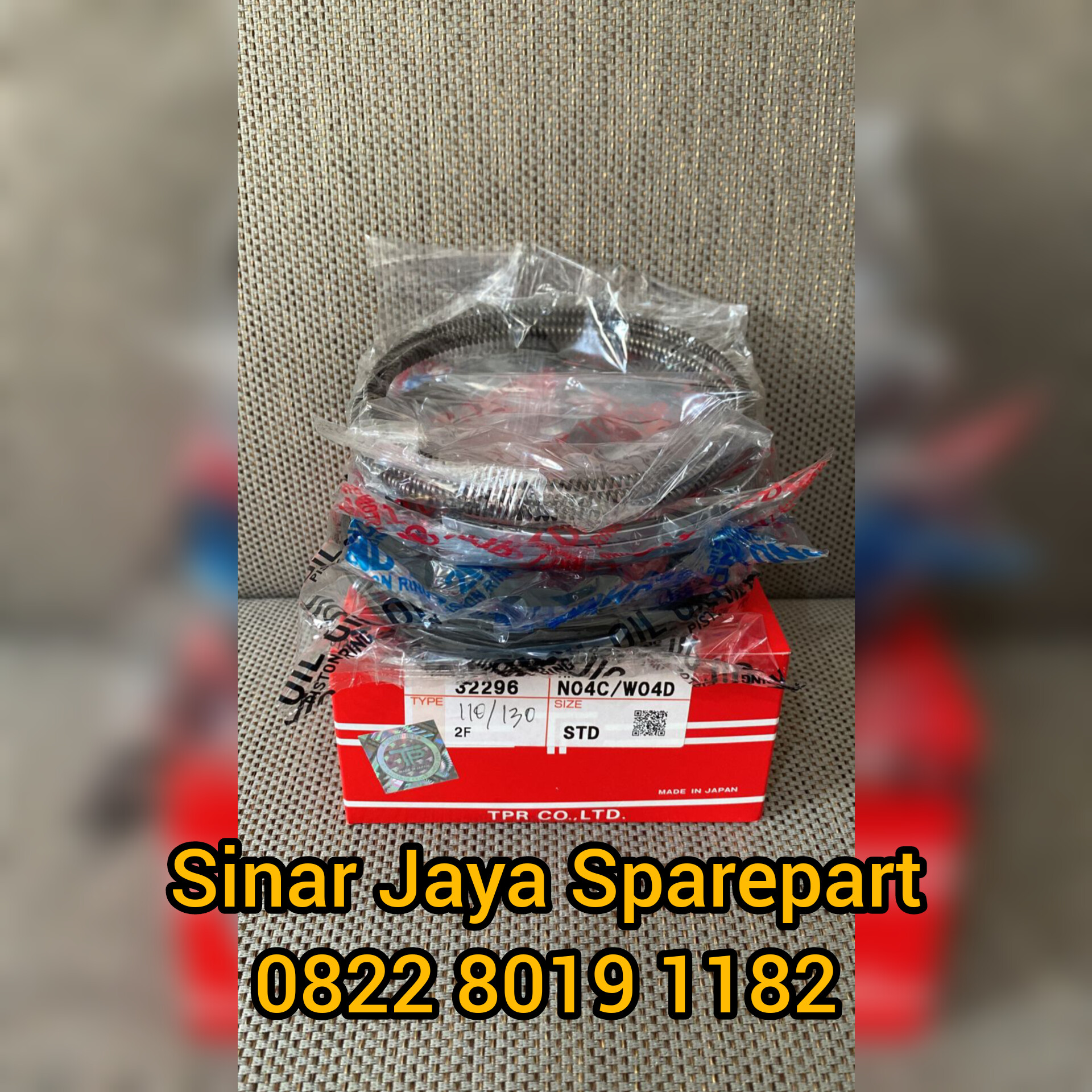Ring Piston Atau Ring Seher Toyota Dyna 110ST 110ET 110FT Hino Dutro 110LD 110SD Original TP Jepang Giá 950,000 Đồng*Miễn phí vận chuyển