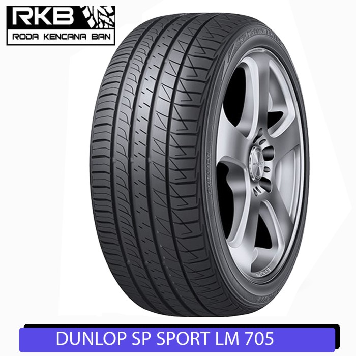 obral Dunlop Sp Sport LM705 Ukuran 235/55 R18 Ban Mobil Toyota Harrier Harga 1,260,000 rupiah*Gratis Ongkir