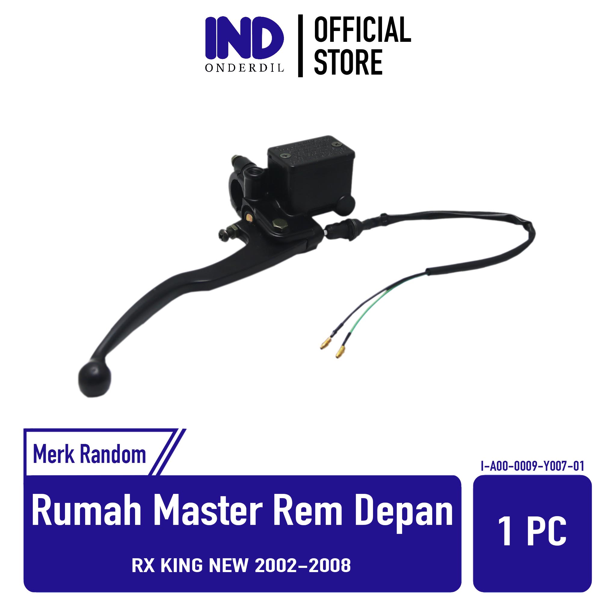 Rumah Minyak Master Rem Disk Assy Depan-Atas Dengan Handle-Hendel Kanan RX King New Giá 96,460 Đồng*Miễn phí vận chuyển