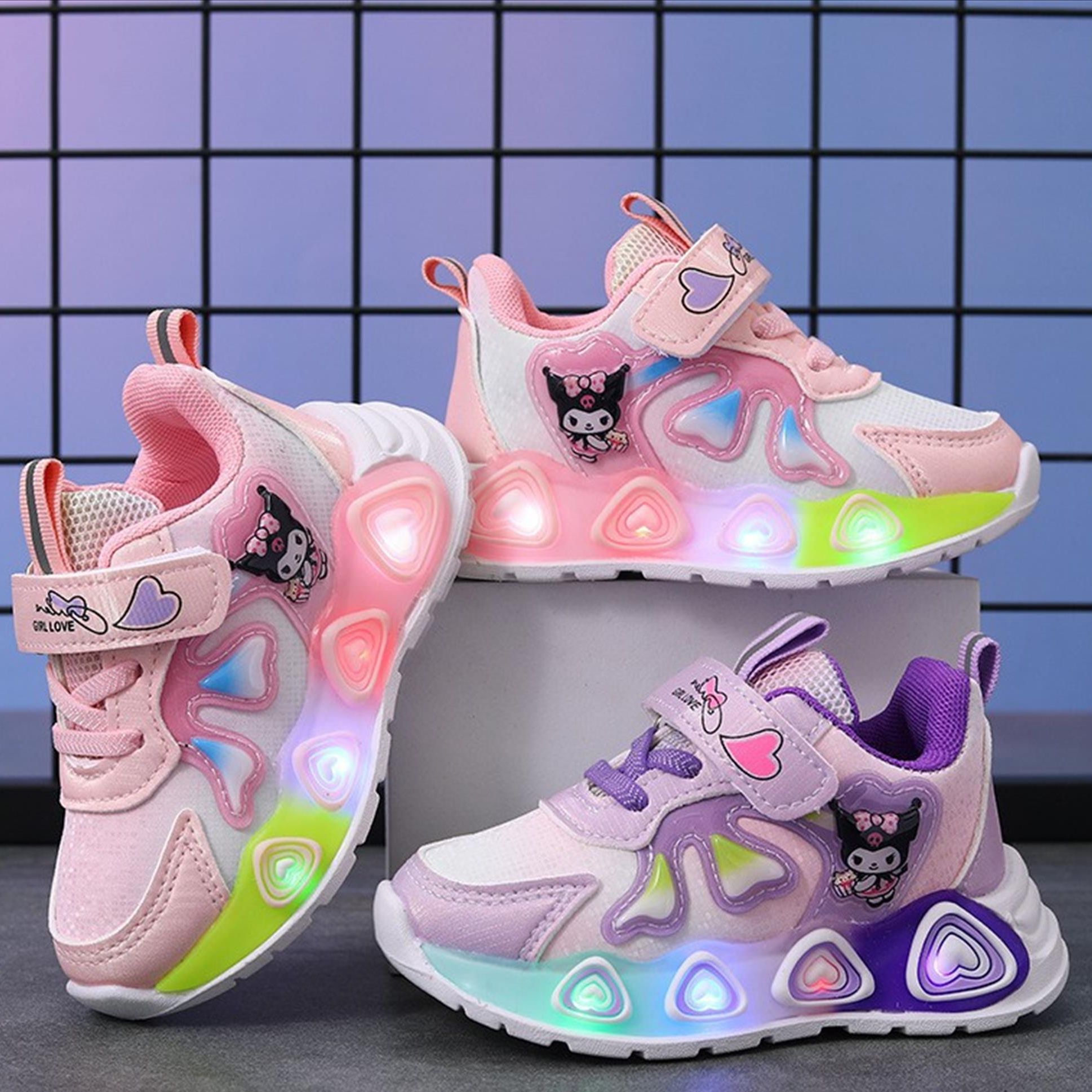 Juragan Junior [Cod] Monty Shoes Imported Led Shoes for Girls 21-30 Ages 1-5 Years Harga 107,000 rupiah*Gratis Ongkir