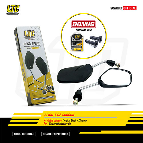 Ltc - Bundling Standard Shogun Mirrors 1902 + Handfat 1912 Black Harga 37,000 rupiah*Gratis Ongkir