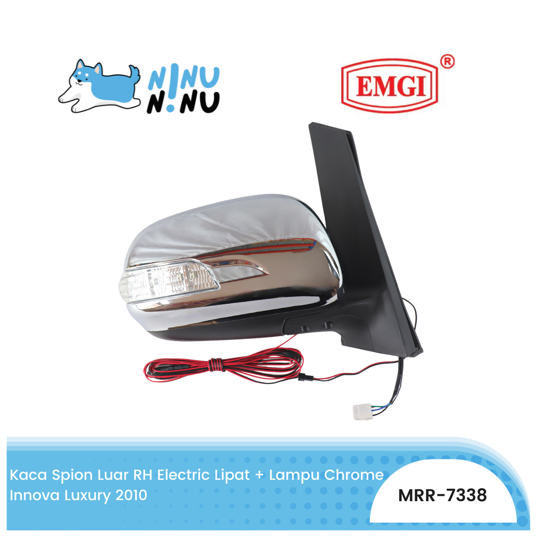 Kaca Spion Elektrik dengan Lampu Toyota Innova Luxury tahun 2010 Emgi Harga 1,317,250 Ringgit*Penghantaran Percuma