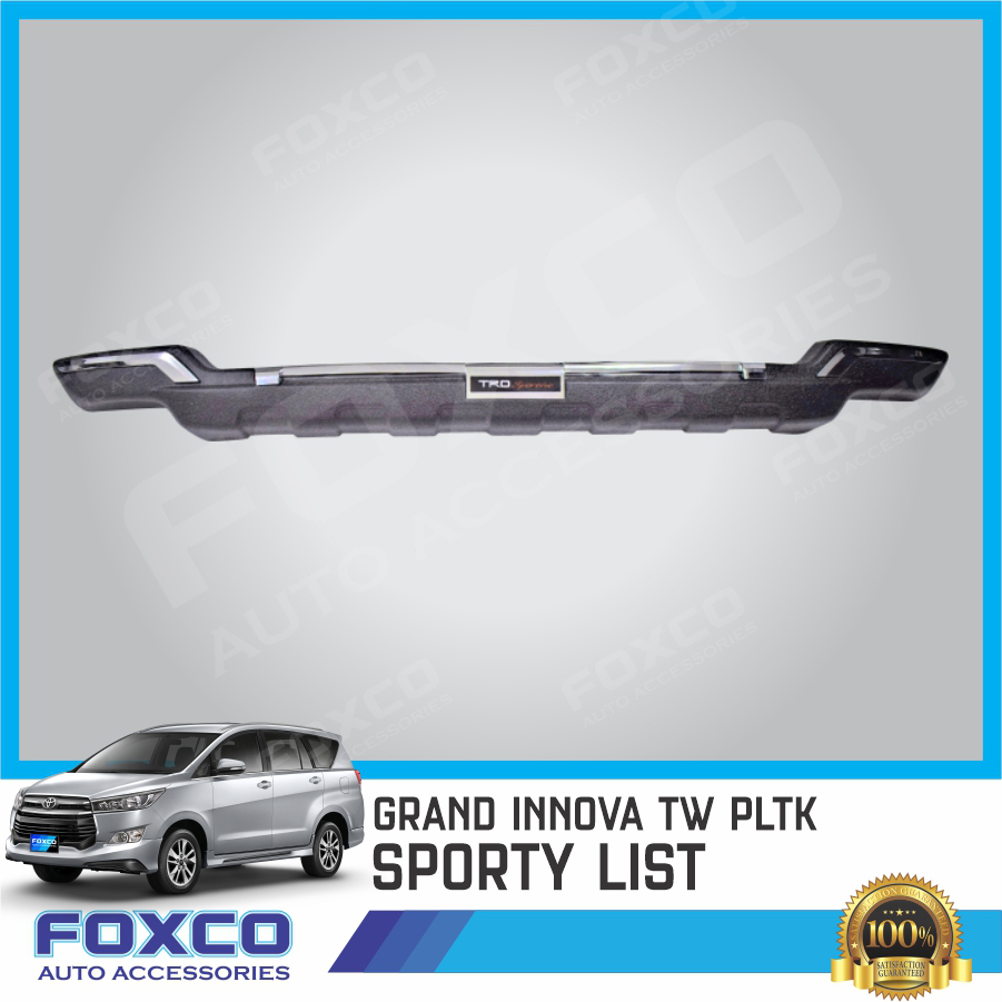 Toyota Grand New Innova plastic rear bumper bumper Horn Harga 325,000 Ringgit*Penghantaran Percuma