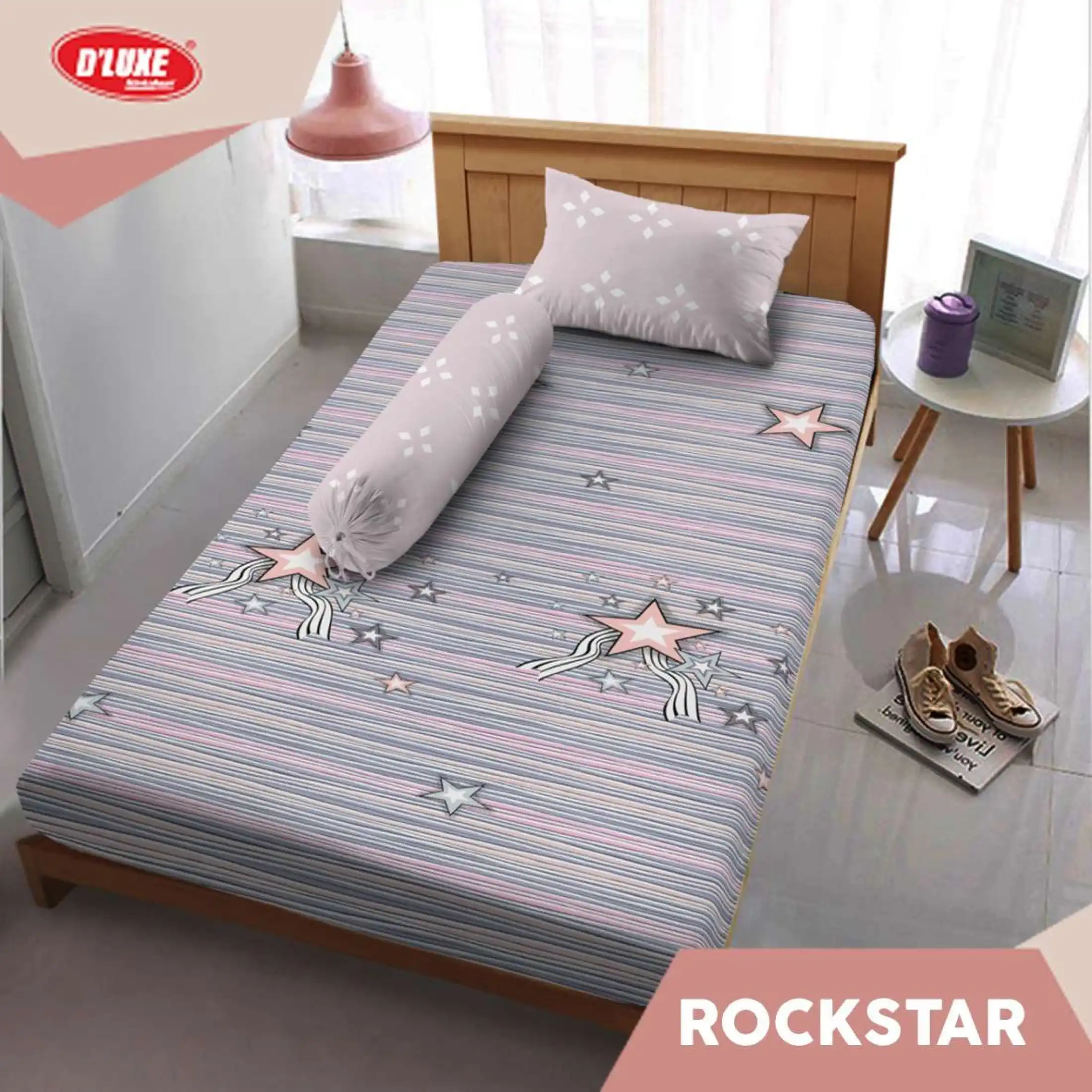 Big Sale Sprei Kintakun Rockstar T 30 Ukuran 120x200 Seprei Rumbai Seprei Karakter Seprei Polos Seprei Murah Bed Cover Bed Cover Set Murah Bed Cover Single