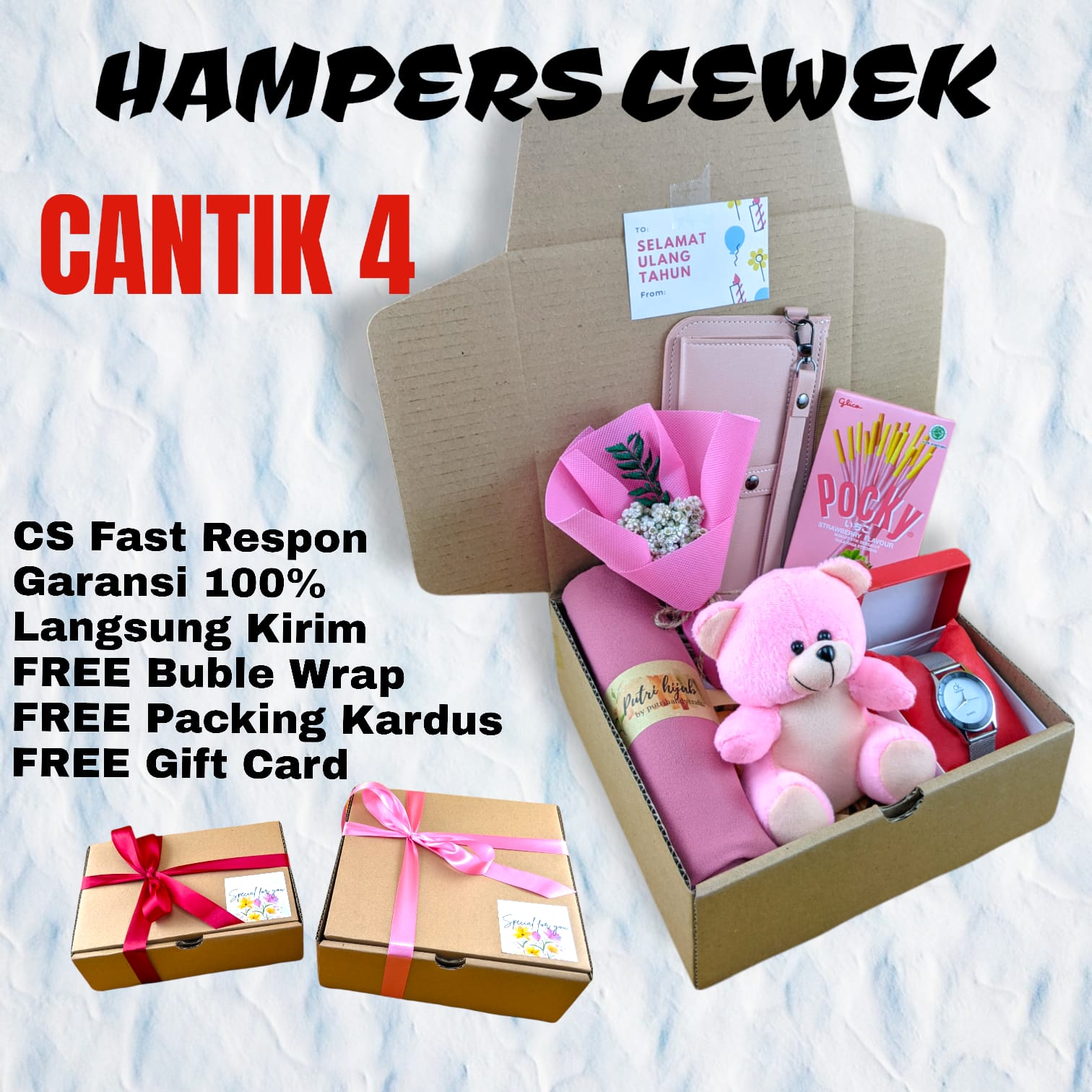 Hampers Cewek / Kado Ulang Tahun Cewe