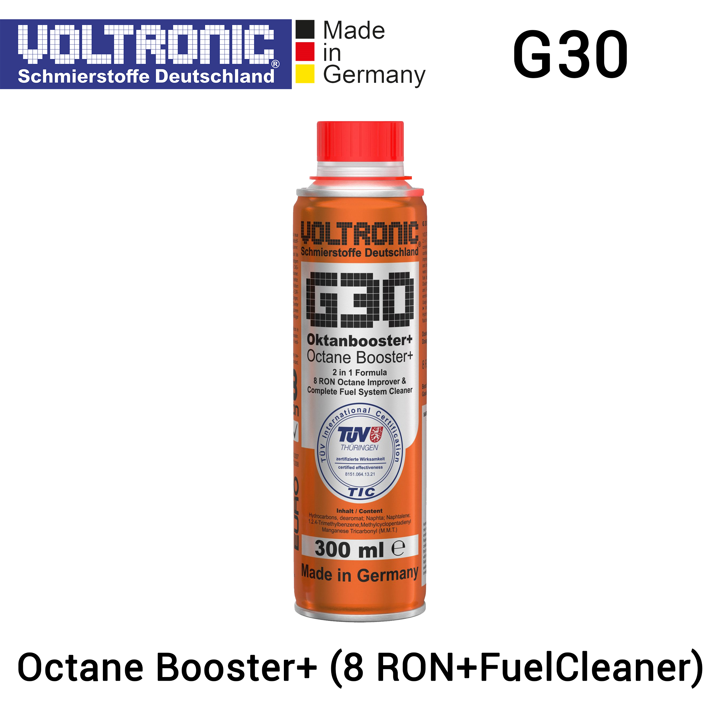 VOLTRONIC G30 - Octane Booster+ (2 in 1) 8 RON & Complete Fuel System Cleaner - Cairan Penambah Oktan Bensin, Pembersih Tangki Bensin Mobil dan Motor Harga 600,000 rupiah*Gratis Ongkir