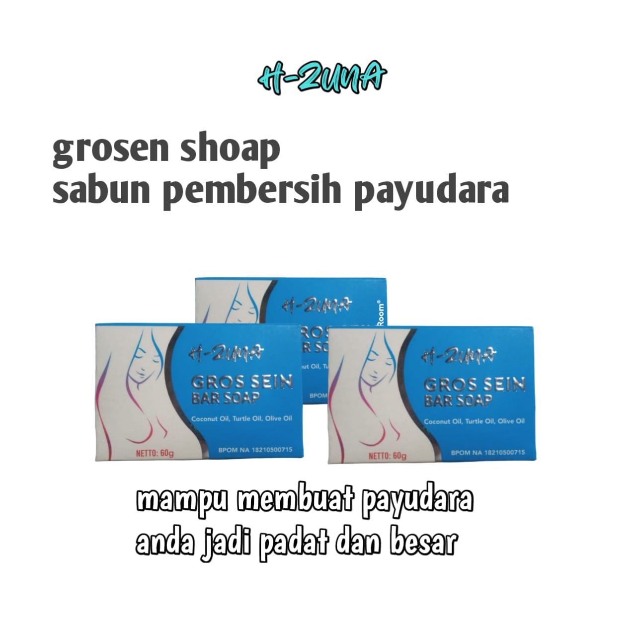 A2 SABUN PEMBESAR PAYUDARA CEPAT PERMANEN-H-ZUNA GROS SEIN SOAP SABUN BPOM  ASLI- PENGENCANG PAYUDARA | Lazada Indonesia