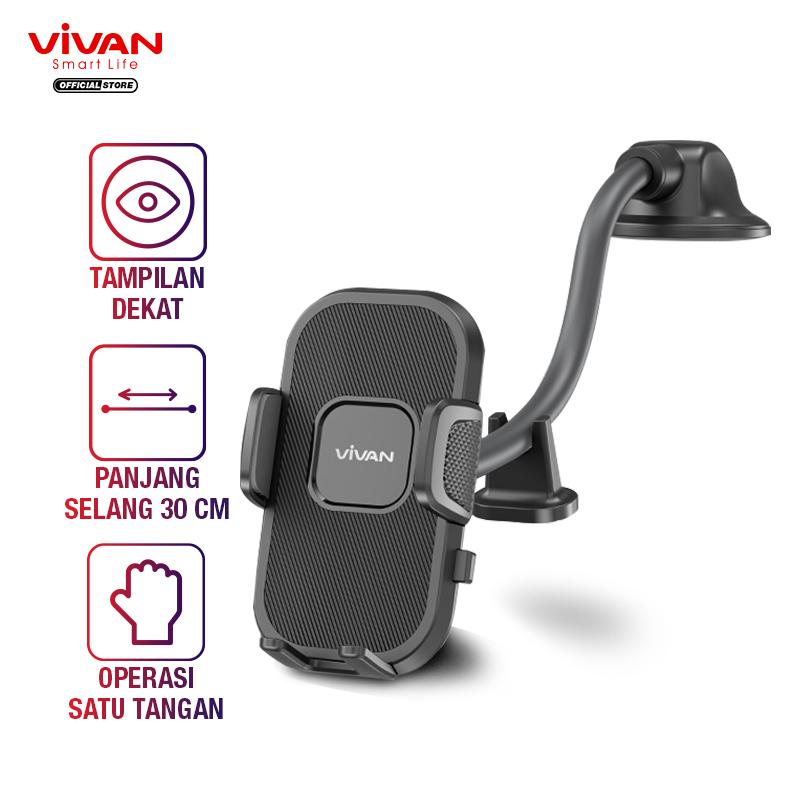 VIVAN CHS15 Car Holder Long Neck Car Mount Harga 90,200 rupiah*Gratis Ongkir