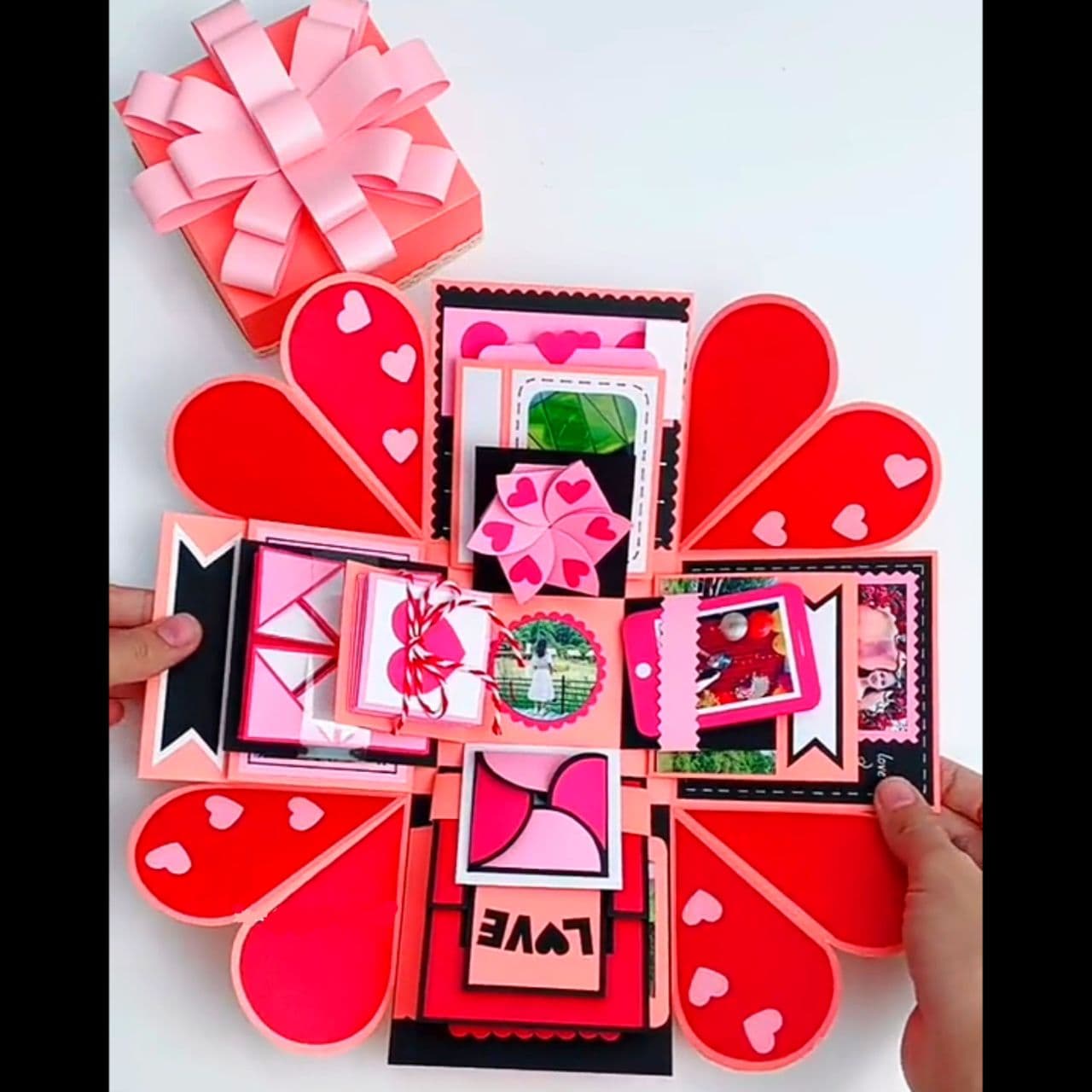 Kado ulang tahun wanita 1 paket , ultah cewek hampers EKSPLOSION BOX,hadiah box - HADIAH ANNIVERSARY
