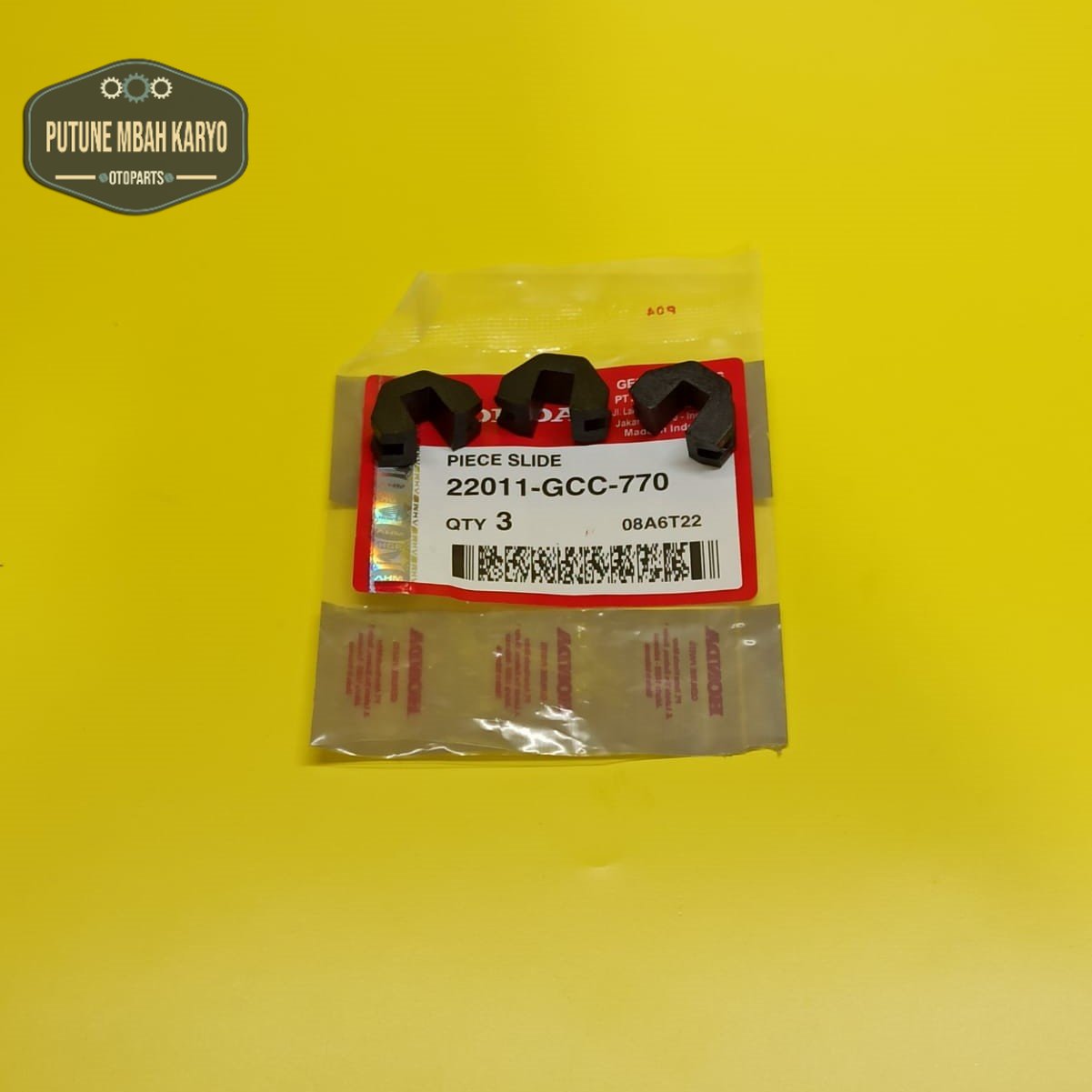 Slider Slide Piece Set Klip Kleman Rumah Roller Honda Beat Scoopy Spacy Fi Karbu GCC Harga 5,540 rupiah*Gratis Ongkir