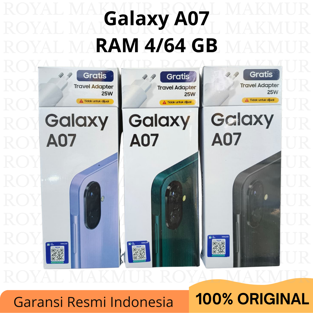 Samsung Galaxy A07 LTE 4/64GB-official warranty Harga  1,300,000 Ringgit*Penghantaran Percuma