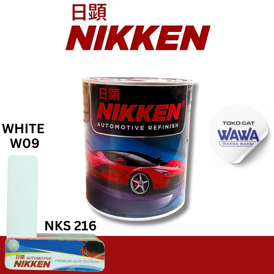 Duco Nikken White W09 Toyota Avanza/Xenia Nks216 1kg Paint Giá 15,000 Đồng*Miễn phí vận chuyển